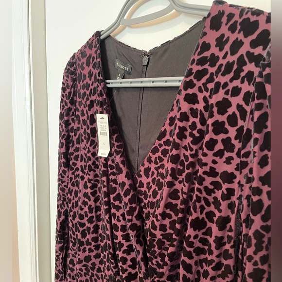 TALBOTS Patterned Wrap Dress - Picture 4 of 11